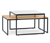 Zweiteiliges Couchtisch-Set
