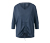 3/4-Sport-und-Yogashirt, blau meliert