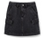 Kinder-Jeans-Rock, schwarz - Schwarz
