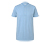 Kurzarm-Henley, hellblau - Hellblau