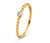 585 Gold Ring Kugeln und Zirkonia