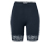Radlershorts mit Spitzenborte, dunkelblau