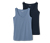 2 Tops, blau/navy