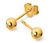 585 Gold Ohrstecker Kugel
