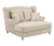 XXL-Ohrensessel »Harvard« in Cordstoff, beige