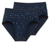 2 SCHIESSER Slips in Feinripp, blau - Blau