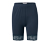 Radlershorts mit Spitzenborte, dunkelblau