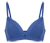 Softschalen-BH, blau - blau
