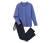 Pyjama, blau-dunkelblau