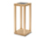Solarlaterne aus Holz