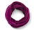 Thermo Fleecekragen, pink - Pink mit bordeauxrotem Alloverprint
