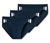 3 SCHIESSER Slips, dunkelblau - Dunkelblau