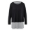 2-in-1-Sportshirt, schwarz
