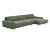 Ecksofa »Penelope«,  grün, rechts