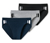 3 SCHIESSER Slips, grau meliert - Grau meliert