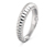 925 Silber Ring Ribbed