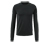 Langarm-Funktionsshirt, schwarz - schwarz