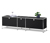 Lowboard »CN3« mit 3 Klappen, schwarz
