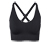Seamless-Sport-Bustier, schwarz - schwarz