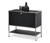 Sideboard »CN3« mit 1 Klappe, schwarz - Matt schwarz