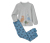 Kinder-Pyjama, blau