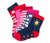 5 Paar ABS-Socken aus Bio-Baumwolle, rosa