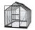 Vitavia Gewächshaus »Apollo«, ESG, inkl. Rahmenfundament, ca. 6,2 m², schwarz
