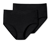 2 SCHIESSER Midislips mit Modal, schwarz, Streifen - schwarz, Streifen