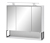 Spiegelschrank »Dumone« SPS 700D, weiß