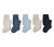 5 Kinder-Baumwoll-Strumpfhosen, blau - Blau