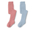 2 Kinder-Strumpfhosen, rosa/hellblau - 1x rosa, 1x hellblau