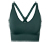 Seamless-Sport-Bustier, dunkelgrün - dunkelgrün
