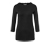 Shirt mit 3/4-Arm, schwarz
