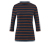 Shirt mit 3/4-Arm, gestreift