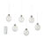 6 LED-Weihnachtsbaumkugeln
