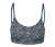 Blau-grün in floralem Alloverprint