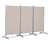 Leco Stellwand, 3-teilig, beige