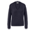 Grobstrick-Pullover mit Wolle, dunkelblau
