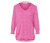 Bedrucktes Blusenshirt, pink - Pink mit weißem Alloverprint