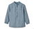 NAH/STUDIO Bluse | Baumwoll-Leinen-Mix - Ocean Blue