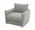 DOMO collection Schlafsofa 1-Sitzer »Helsinki«, grau