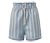 Shorts aus Leinenmix, rauchblau