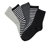5 Paar Socken, grau-schwarz-weiß