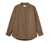 NAH/STUDIO Hemdbluse | nachhaltige Baumwolle, hazelnut - Hazelnut