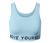 Seamless-Sport-Bustier, hellblau