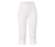 3/4-Stretchhose, weiß
