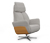 Relax-Liegesessel »Thimo«, manuell, staubgrau