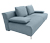Schlafsofa »Fabio«, mit Stauraum, blau