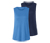 2 Sport-Tops, blau und dunkelblau - 1x himmelblau, 1x dunkelblau