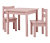 Hoppekids Tisch-und-Stuhl-Set »Mads«, rosa